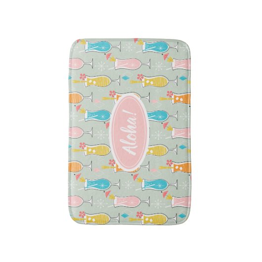 Tapis De Bain Fruity Tiki Beverages (Devant (Vertical))