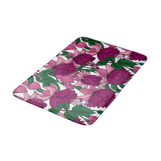 Tapis De Bain Fuchsia (Angle)