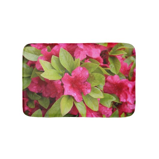 Tapis De Bain Fuchsia Azalea humide (Devant)