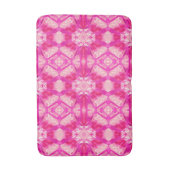 Tapis De Bain Fuchsia et Pastel Pink Tie Dye Motif (Devant (Vertical))