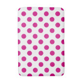 Tapis De Bain Fuchsia polka (Devant (Vertical))