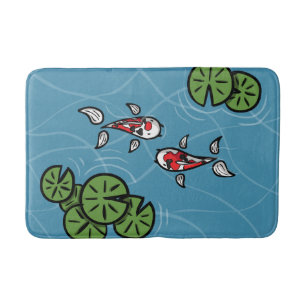 Tapis De Bain Fuku et Heiwa le koi bath Mat