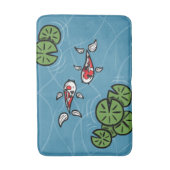 Tapis De Bain Fuku et Heiwa le koi bath Mat (Devant (Vertical))