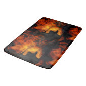 Tapis De Bain Fumée et flammes (Angle)