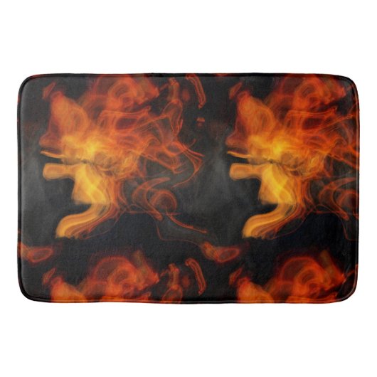 Tapis De Bain Fumée et flammes (Devant)
