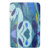 Tapis De Bain Fumes bleues (devant Vertical)