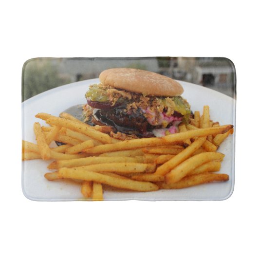 Tapis De Bain Fun Burger Bath Mat ! (Devant)