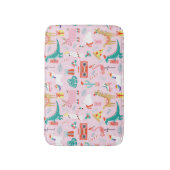 Tapis De Bain Fun de Noël : Animal Motif sans Seamless. (Devant (Vertical))
