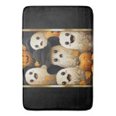 Tapis De Bain Fun Ghosts & Jack-o'-lantern Citrouilles (devant Vertical)