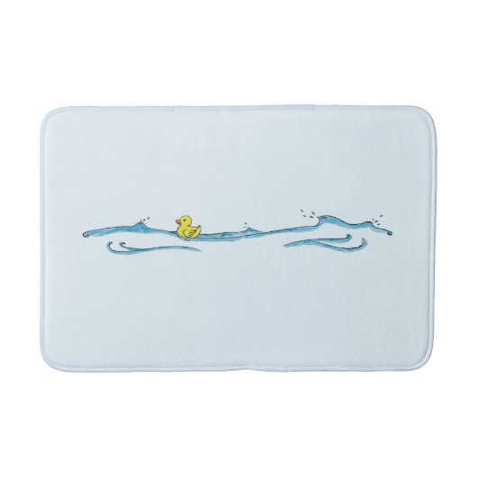 Tapis De Bain Fun mignon canard en caoutchouc Whimsical (Devant)