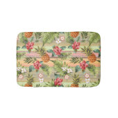 Tapis De Bain Fun Tropical Pineappy Fruit Floral Stripe Motif (Devant)