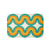 Tapis De Bain Funky Eclectic Retro Demi Cercles Art Motif (Devant)