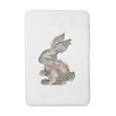 Tapis De Bain Funny Bunny Crochet Patchwork Camo Rabbit Happy Ea (Devant (Vertical))