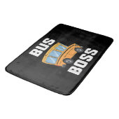 Tapis De Bain Funny Bus Boss School Bus Driver (Angle)