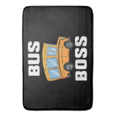 Tapis De Bain Funny Bus Boss School Bus Driver (devant Vertical)