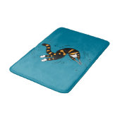 Tapis De Bain Funny Cat Créature Squelette Mains Natation Gothiq (Angle)