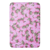 Tapis De Bain Funny Chat rose (devant Vertical)