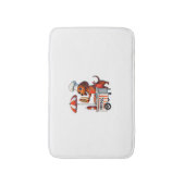 Tapis De Bain Funny Dachshund Chien Weenie Saucisse Hotdog Sandw (Devant (Vertical))