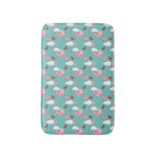 Tapis De Bain Funny Flying Pig Motif
