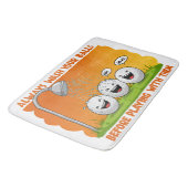 Tapis De Bain Funny Golf Balls Salle de bain (Angle)