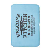 Tapis De Bain Funny kitchen cooking word art  (Devant (Vertical))