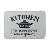 Tapis De Bain Funny kitchen open word art (Devant)