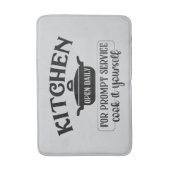 Tapis De Bain Funny kitchen open word art (Devant (Vertical))