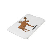 Tapis De Bain Funny moose (Angle)