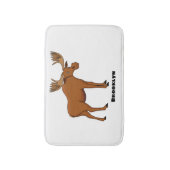 Tapis De Bain Funny moose (Devant (Vertical))