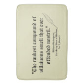 Tapis De Bain Funny Shakespeare citation pour les toilettes puan (devant Vertical)