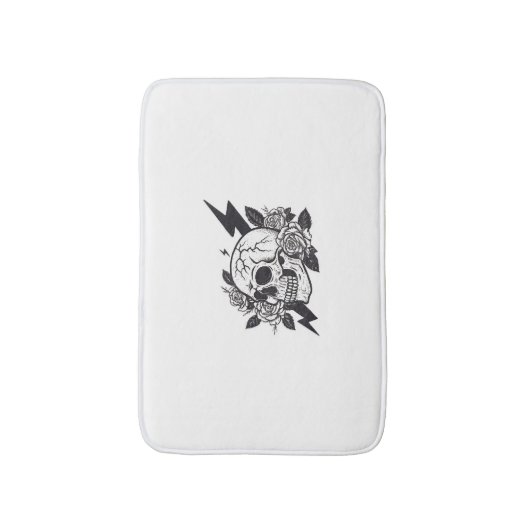 Tapis De Bain Funny Skull Lover (Devant (Vertical))