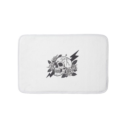 Tapis De Bain Funny Skull Lover (Devant)
