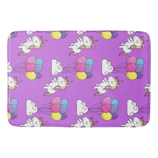 Tapis De Bain Funny Unicorn Motif Magic Horse (Devant)