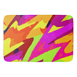 Tapis De Bain Fusion d'art chromatique