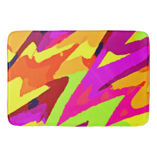Tapis De Bain Fusion d'art chromatique (Devant)
