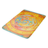 Tapis De Bain Fusion de motifs vibrants (Angle)
