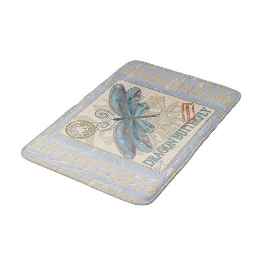 Tapis De Bain G Bureau de création libellule (Angle)