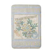 Tapis De Bain G Bureau de la création Fleur jaune (Devant (Vertical))