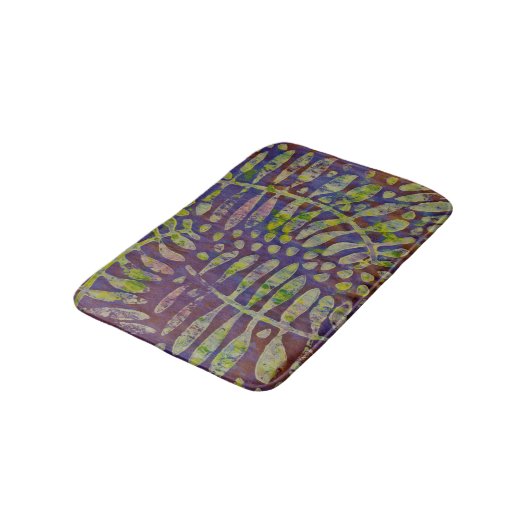 Tapis De Bain Gabarit d'impression Gelli Art Abstrait (Angle)