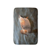 Tapis De Bain Gadwall Duck Drake sur le lac (Devant (Vertical))