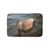 Tapis De Bain Gadwall Duck Drake sur le lac (Devant)