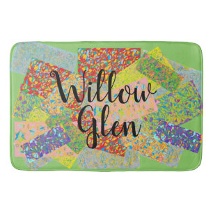 Tapis De Bain Galerie Willow Glen art abstrait quartier san Jose