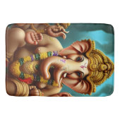 Tapis De Bain Ganesh prend un selfie (Devant)