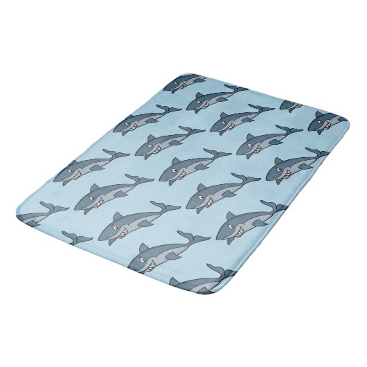 Tapis De Bain Garçons Requin (Angle)