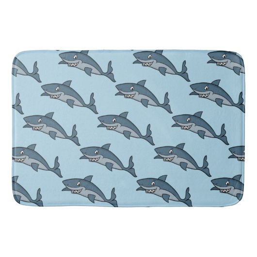 Tapis De Bain Garçons Requin (Devant)