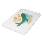Tapis De Bain Gardez le plastique de la mer libre (Angle)