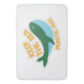 Tapis De Bain Gardez le plastique de la mer libre (devant Vertical)