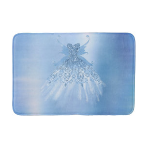 Tapis De Bain Gare de glace de l'aile de fée Feutre d'iridesce