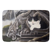 Tapis De Bain Gargoyle noir blanc (Devant)