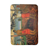 Tapis De Bain Gauguin - Sous l'arbre du Pandanus (Devant (Vertical))